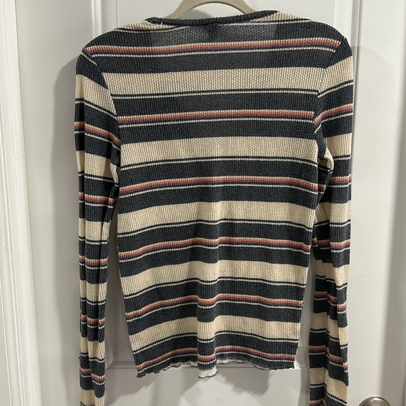 Out From Under By Urban Outfitters Striped Long Sleeve Top - Picture 6 of 7